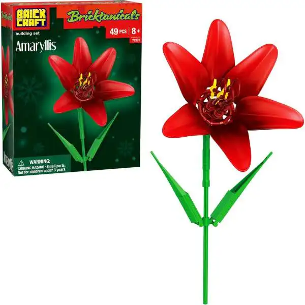 Bricktanicals Amaryllis Brick Building Set
