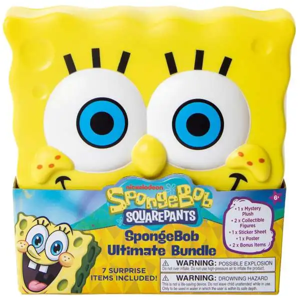 Spongebob Squarepants Spongebob Exclusive Ultimate Bundle [7 Suprise Items Included!]