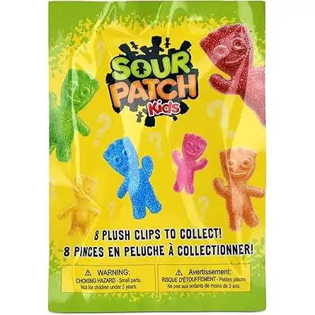 Sour Patch Kids Plush Clips Mystery Pack [1 RANDOM Clip]