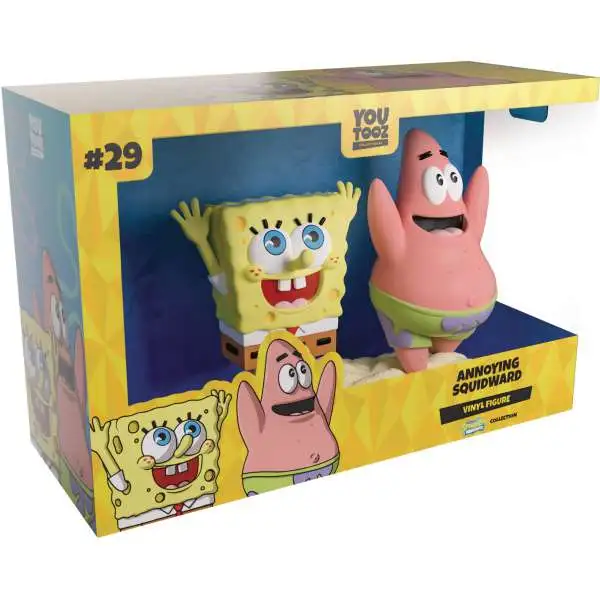 Spongebob Squarepants Annoying Squidward 5.1-Inch Vinyl Figure 2-Pack #29 [Spongebob & Patrick] (Pre-Order ships January)
