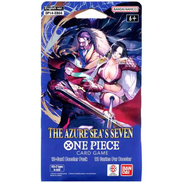 One Piece Trading Card Game The Azure Seas Seven Sleeved Booster