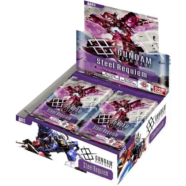 Gundam Trading Card Game Steel Requiem Booster Pack GD-03 13 Cards