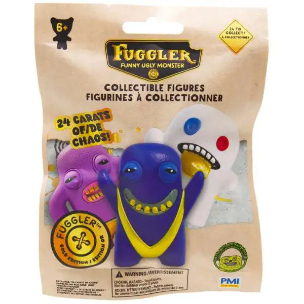 Fuggler Gold Edition Collectible Figures 2.5-Inch Mystery Pack