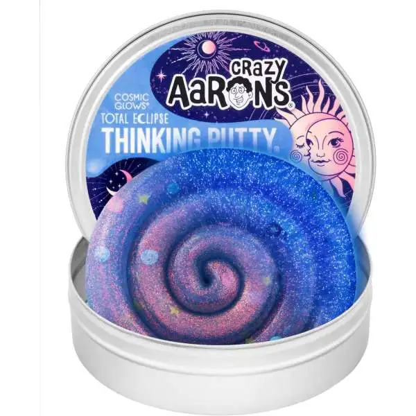 Thinking Putty Cosmic Glows Total Eclipse 3.2Oz Putty