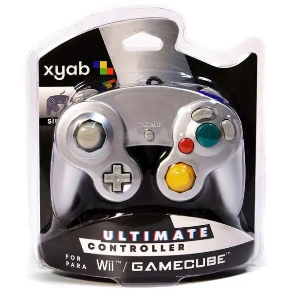 XYAB Nintendo Ultimate Silver Wired Controller [Game Cube & Wii]