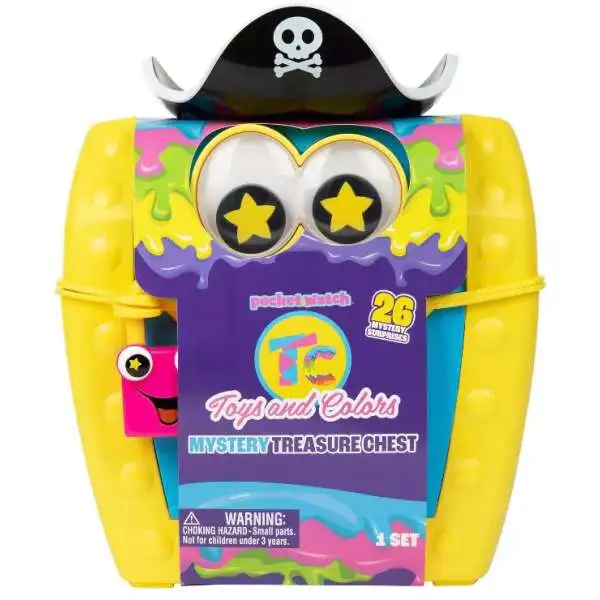 Toys and Colors Pocket Watch Treasure Mystery Chest 26 Surprises