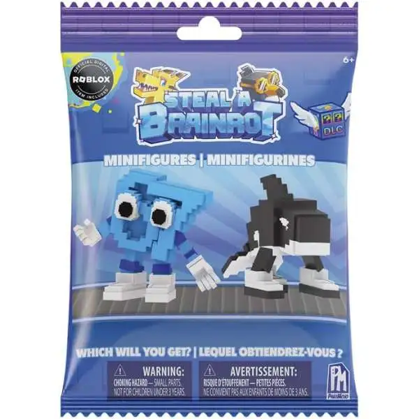 ROBLOX STEAL A BRAINROT ロブロックス 未開封 3P Roblox Steal a Brainrot Mini figures Mystery Pack Includes DLC