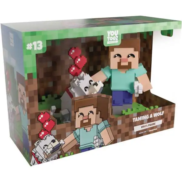 Minecraft Taming a Wolf 4.9-Inch Vinyl Figure (Pre-Order ships January)