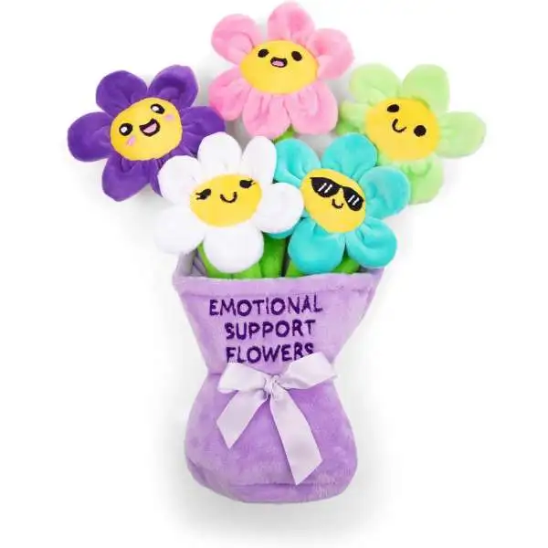 Emotional Support Flowers Plush Set