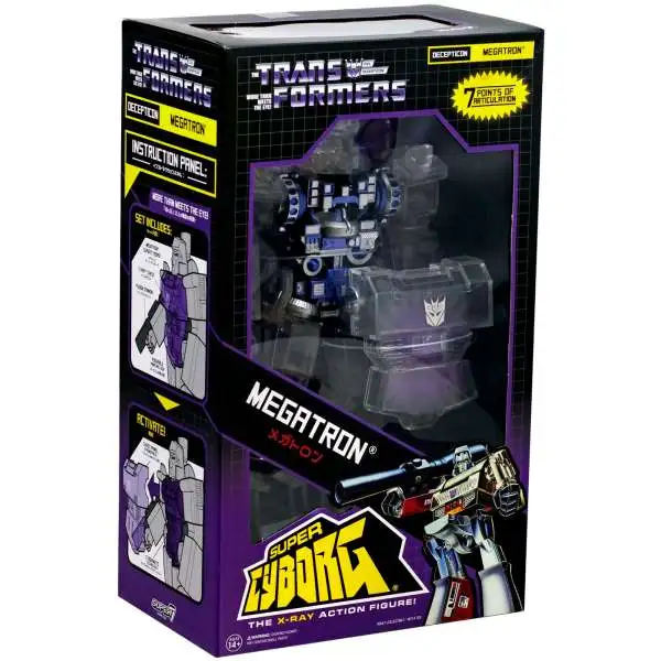 Transformers Super Cyborg Megatron 12" Action Figure [Translucent]
