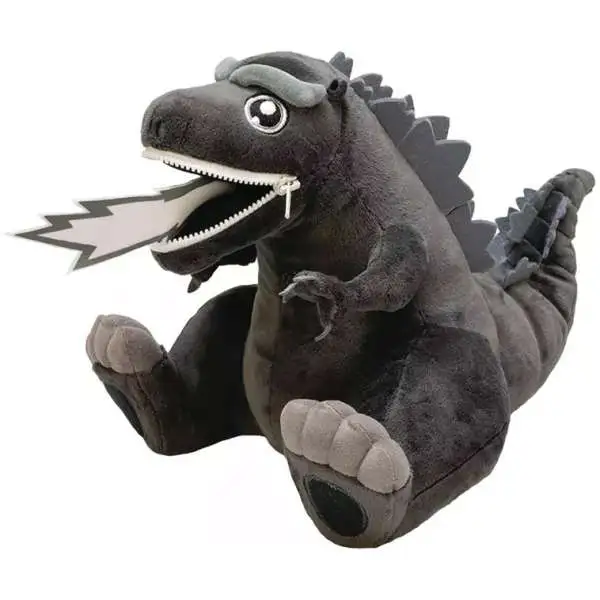 Zippermouth Godzilla 9-Inch Plush [Black & White]