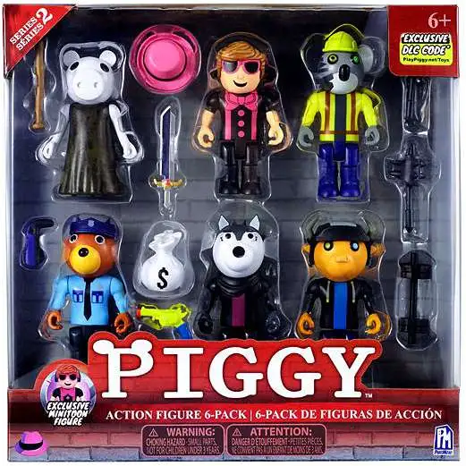3x Piggy Series 1 Roblox 3 Mini Figure Mystery Packs with Exclusive D