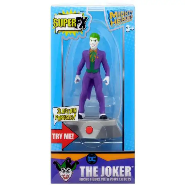DC Mighty Heroes SuperFX The Joker 2.5-Inch Micro Figure with Sound