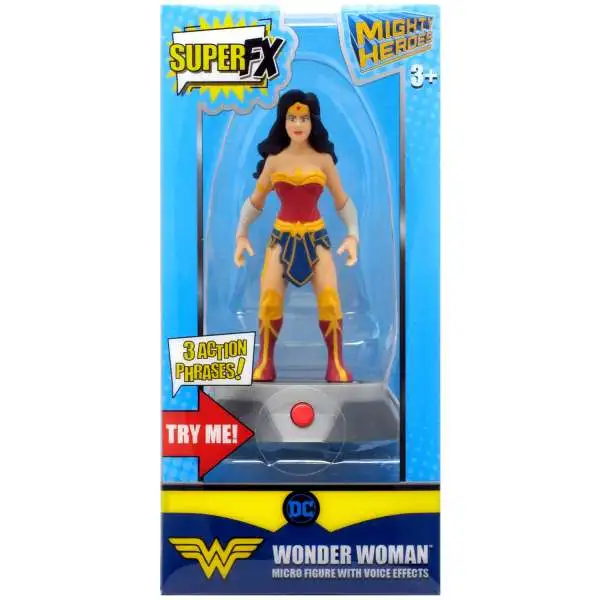 DC Mighty Heroes SuperFX Wonder Woman 2.5-Inch Micro Figure with Sound