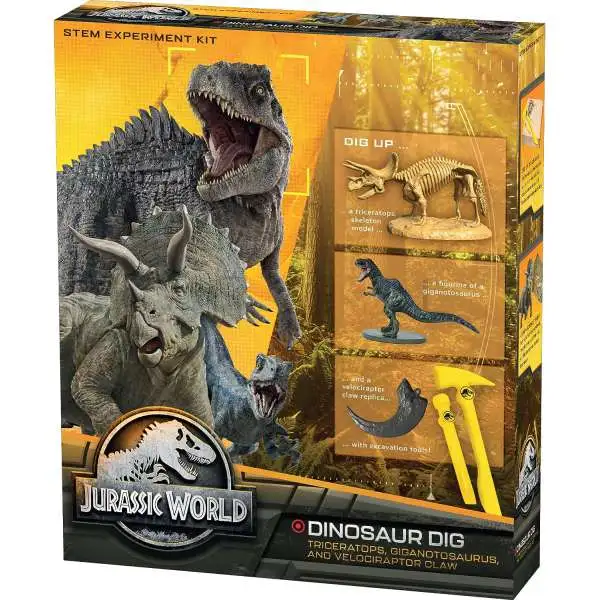 Jurassic World Fallen Kingdom Dinosaur Dig STEM Experiment Kit