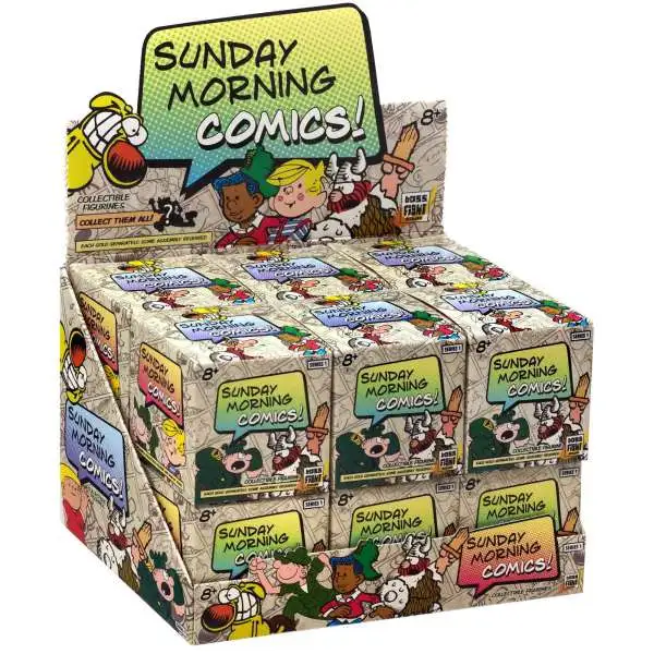 Sunday Morning Comics! Mini PVC Figure Mystery Box [12 Packs]