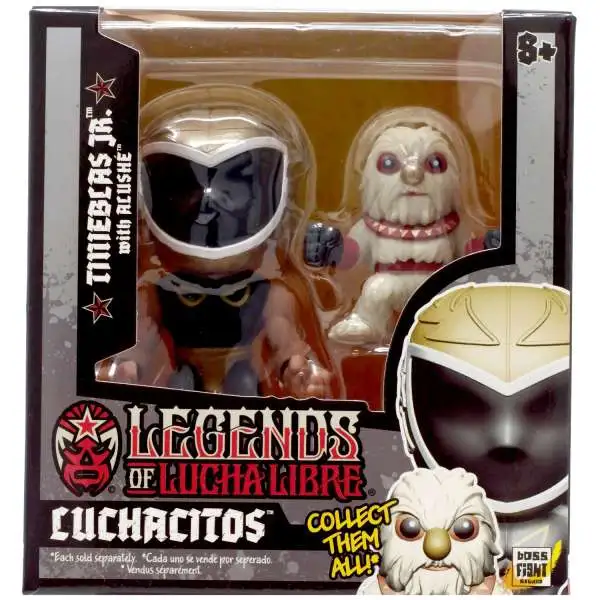 Legends of Lucha Libre Luchacitos Tinieblas Jr. Mini Action Figure [Gold Costume]