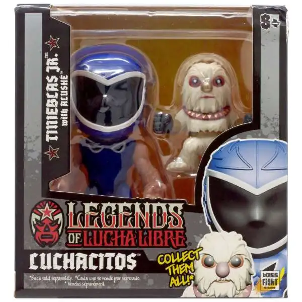 Legends of Lucha Libre Luchacitos Tinieblas Jr. Mini Action Figure [Blue Costume]