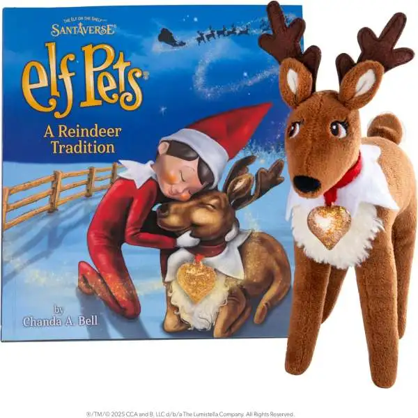 The Elf on the Shelf Santaverse Elf Pets A Reindeer Tradition Plush & Book