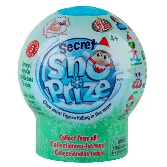 The Elf on the Shelf Secret Sno Prize Series 3 Mystery Pack [1 RANDOM Mini Figure Hiding in the Snow]