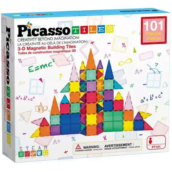 Picasso Tiles Classic Construction Playset PT101-NB