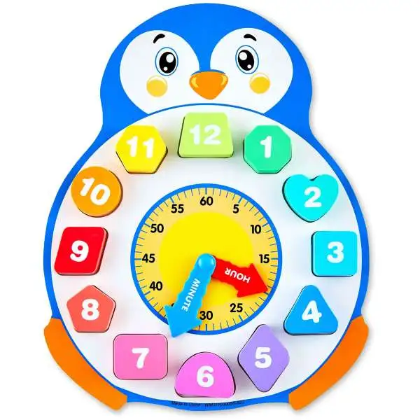 Spark Create Imagine Penguin Clock Exclusive Wooden Puzzle