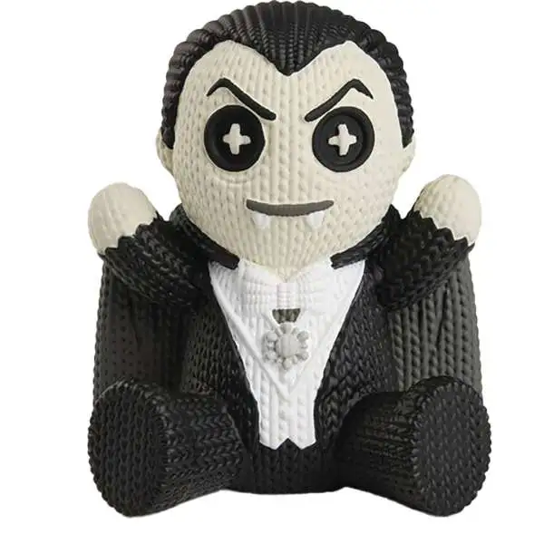 Universal Monsters Handmade by Robots Dracula 6-Inch Knit-Look Vinyl Figure [Black & White, Glow-in-the-Dark] (Pre-Order ships January)