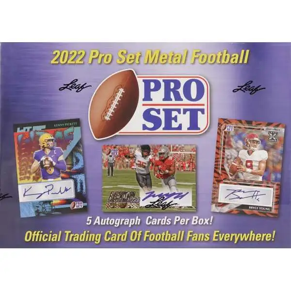 NFL Leaf 2022 Signature Series Football Trading Card HOBBY Box 1 Autographed Card ToyWiz