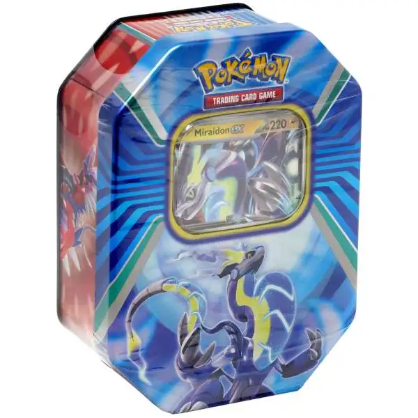 Pokemon Paldea Legends Miraidon ex Tin (5 Booster Packs,1 Promo Foil Card &  More) 