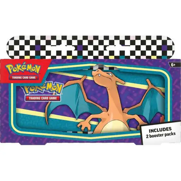 Pokemon 2024 Back to School Charizard Pencil Case Set [2 Booster Packs & Tin]