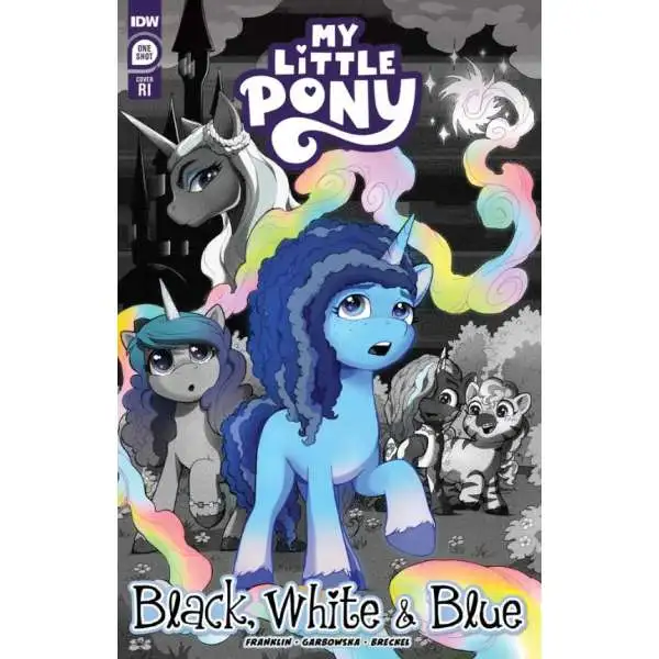 My Little Pony: Black, White & Blue #1D Comic Book