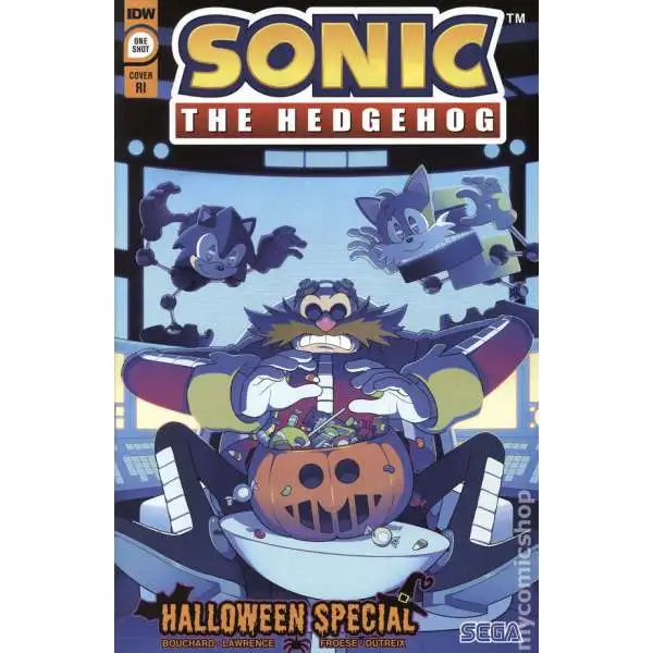 IDW Publishing Sonic Hedgehog Halloween Special #1D Comic Book [1:25 Peppers Variant]