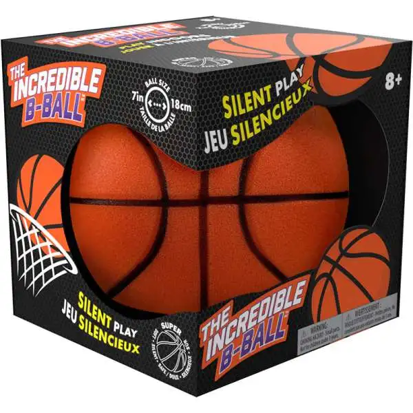 The Incredible B-Ball 7-Inch Foam Ball [Play Basketball Indoors Silently!, Damaged Package]
