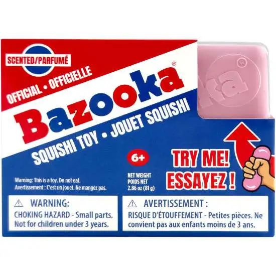 Scented Squishi Bazooka Joe Gum Squeeze Toy