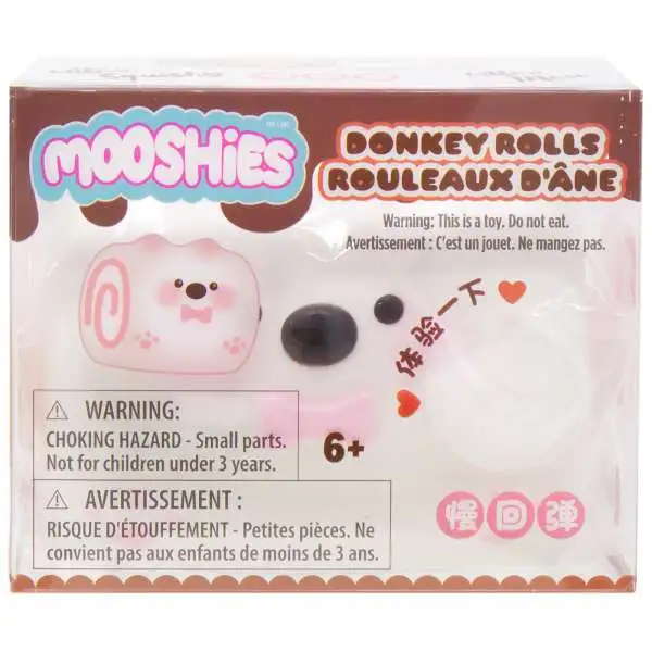 Fluffmellies Donkey Rolls Squeeze Toy [1 RANDOM Squeeze Toy]
