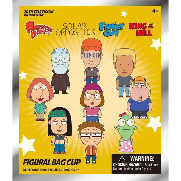 3D Figural Keyring FX Animation Series 2 Mystery Pack [1 RANDOM Figure]