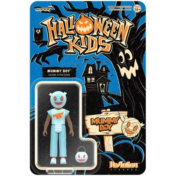 ReAction Halloween Kids Mummy Boy 3.75 Action Figure Orange Super7