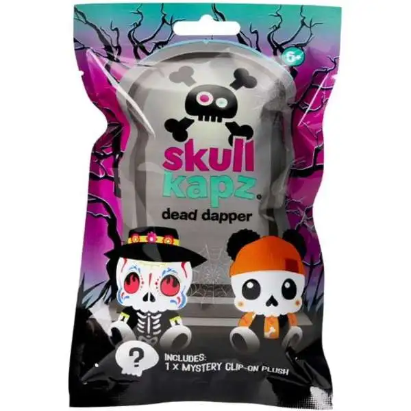 Skull Kapz Dead Dapper Clip-On Plush Mystery Pack