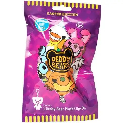 Deddy Bears Clip-On Plush Easter Edition 4.5 Mystery Pack 1 RANDOM