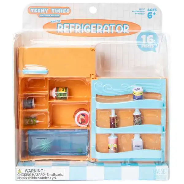 Teeny Tinies! Teeny Refrigerator Playset [Orange]