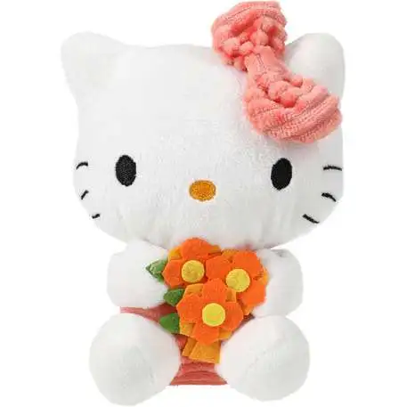 Sanrio Hello Kitty & Friends Spring Bouquet Hello kitty 6-Inch Plush [Orange Flowers]