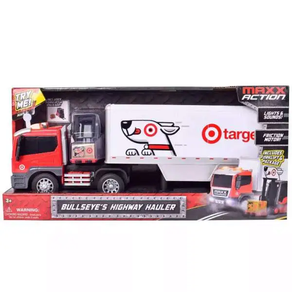 Maxx Action Bullseye's Highway Hauler Exclusive Vehicle [Target Truck with Lights, Sounds and Accessories]