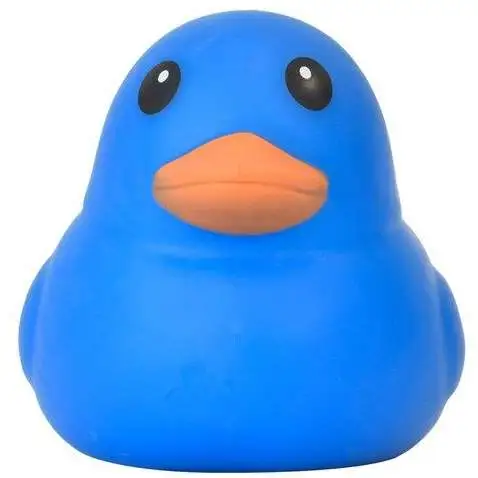 Laffy Quacks Jumbo Squishy Duck BLUE 6-Inch Squeeze Toy