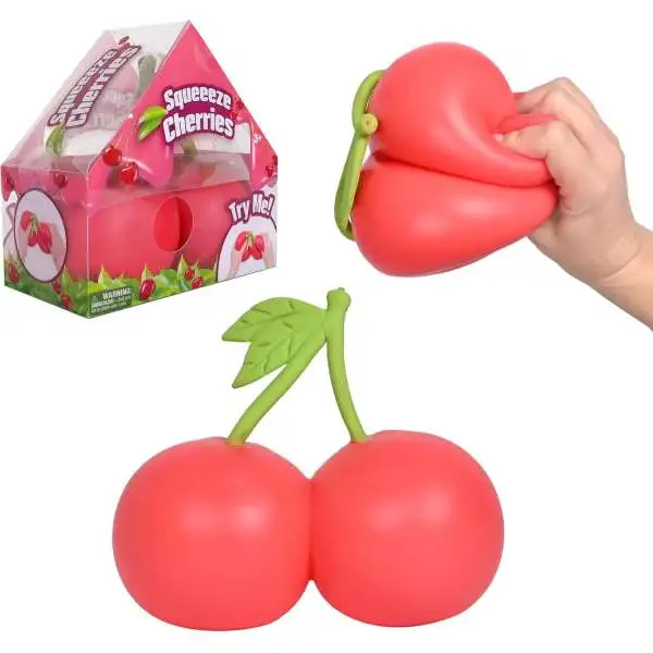 Squeezy Squeeze Cherries 5.5-Inch Squishy Toy
