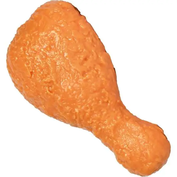 Squeezy Fried Chicken Drumstick 7.5-Inch Squeeze Toy