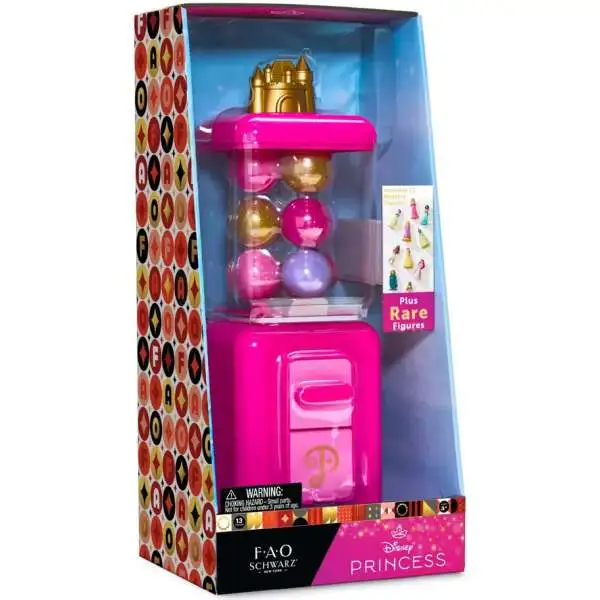 Disney Princess Mini Figure Vending Machine Play Set [12 Mystery Figures!]
