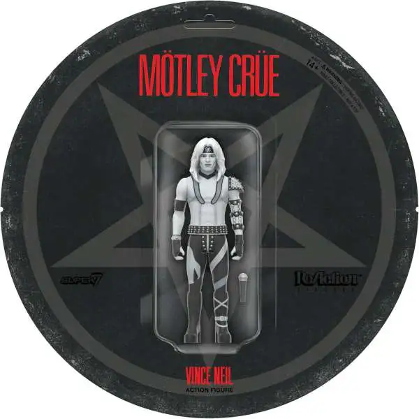 Motley Crue ReAction Wave 2 Vince Neil Action Figures [Shout At The Devil, Black & White]