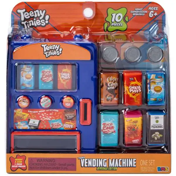 Teeny Tinies! Vending Machine Beverage Edition Playset [BLUE]
