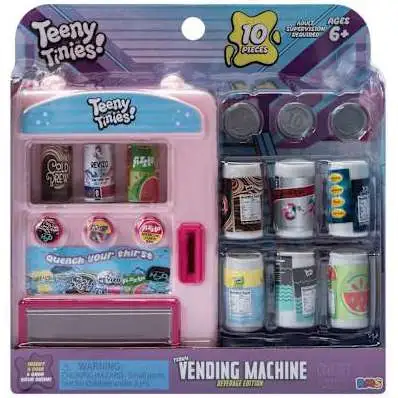 Teeny Tinies! Vending Machine Beverage Edition Playset [PINK]