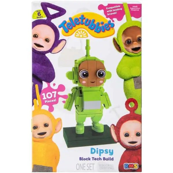 Teletubbies Block Tech Build Dipsy Construction Set [107 Pieces]